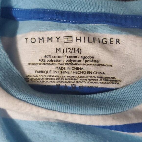 VINTAGE BOYS TOMMY HILFIGER TSHIRT - Picture 2 of 3